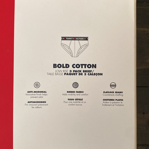 TOMMY HILFIGER 3 pack BRIEFS size Small - Picture 2 of 3